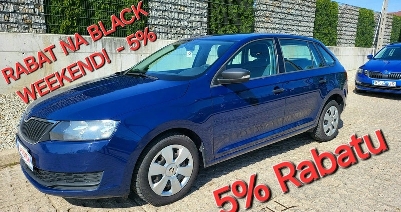 Skoda RAPID cena 27874 przebieg: 170000, rok produkcji 2018 z Olesno małe 79